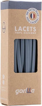 Elastische Schnürsenkel Flexibel Ohne Binden Schmal Silikon Pebble von Gorilla Lacets
