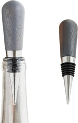 Weinflaschenverschluss Akazie grau von Uberstar