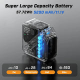 Luftpumpe AL7 150PSI Elektrischer Kompressor Tragbar All-In-One Akku von Cycplus