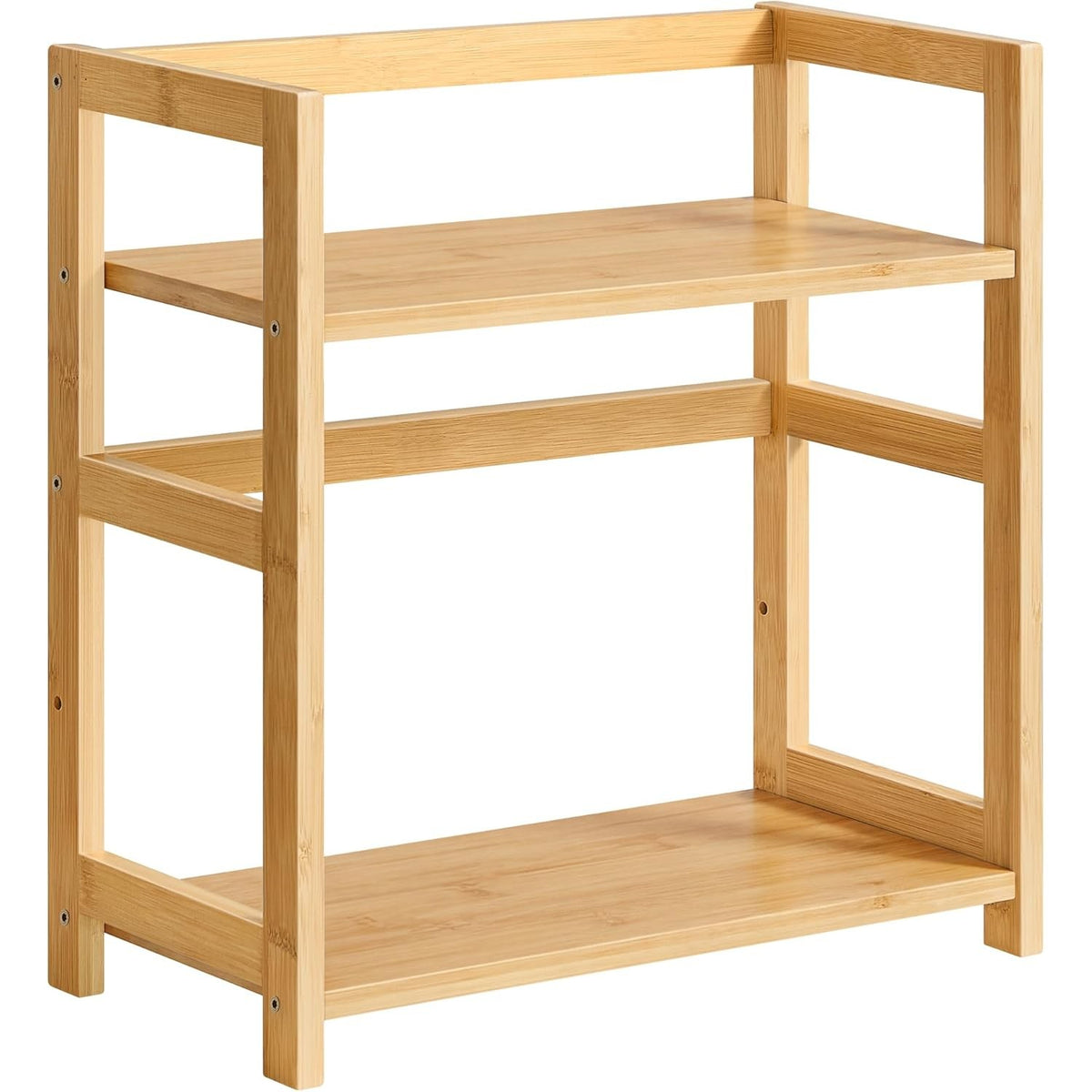Gewürzregal 2 Etagen 41x41x18,6 cm Bambus Natur von Songmics