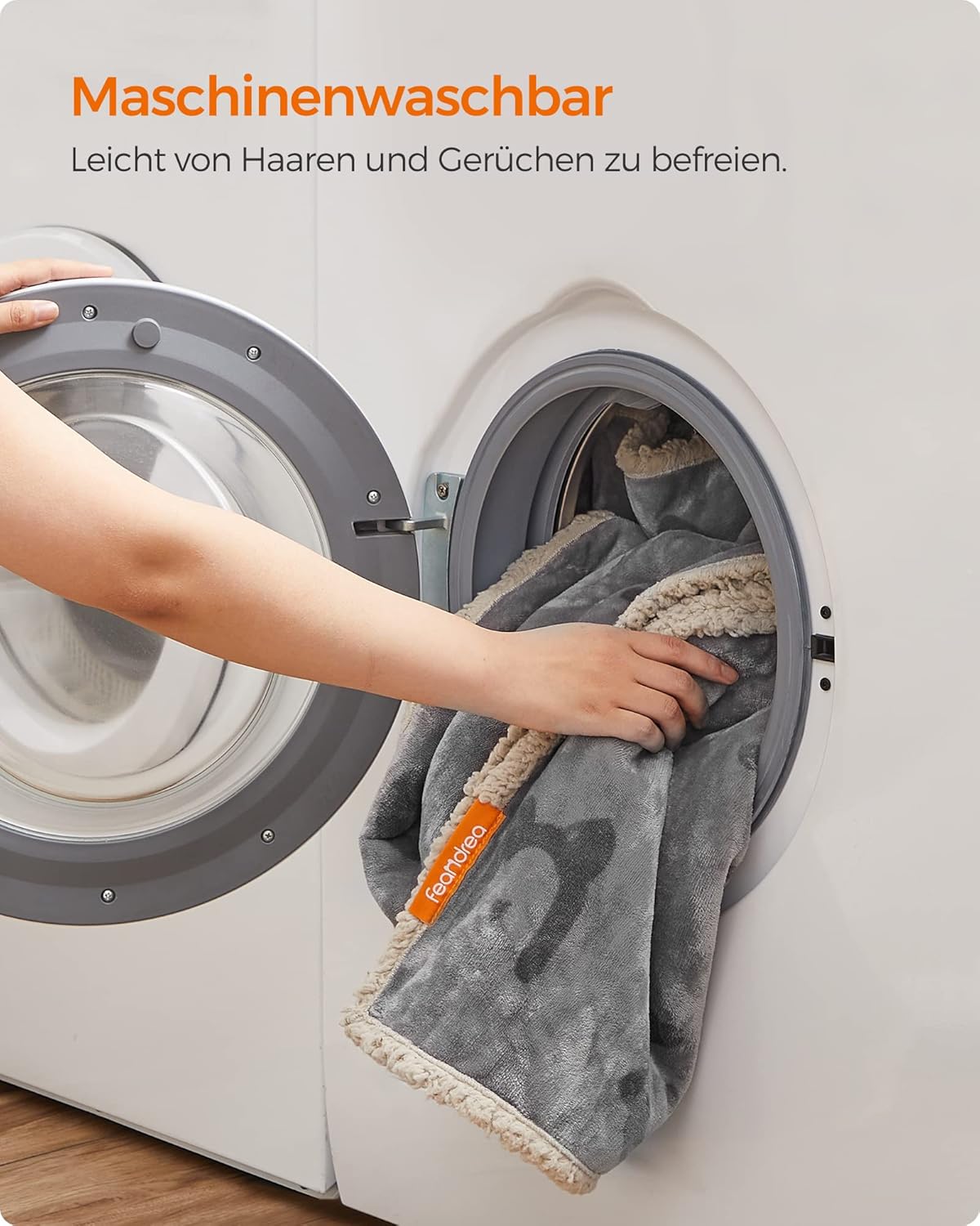 Wasserdichte Hundedecke XL 152x127cm Fleece maschinenwaschbar von Songmics