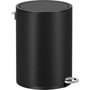 Kosmetikeimer 3 l mit Fusspedal Schwarz Badezimmer von Songmics