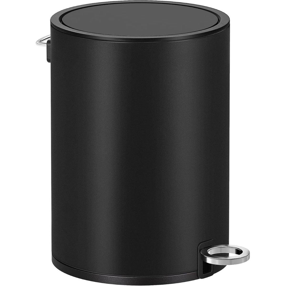 Kosmetikeimer 3 l mit Fusspedal Schwarz Badezimmer von Songmics
