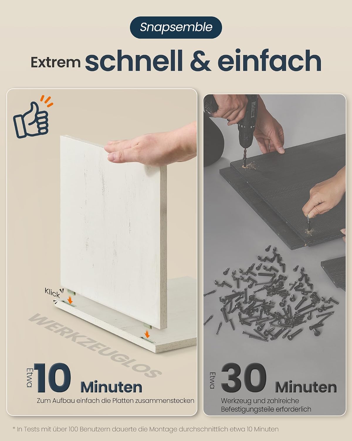Katzentoilettenschrank 55x50x50 cm Rustikal-Weiss von Songmics