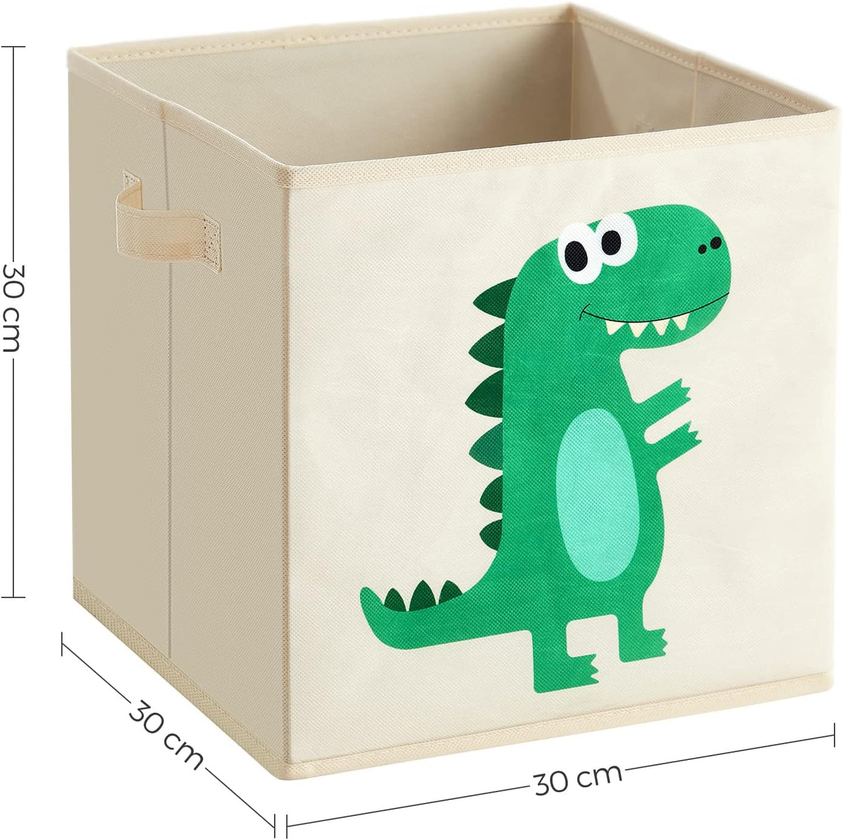 Aufbewahrungsboxen 3er Set Dinosaurier 30x30x30 cm von Songmics