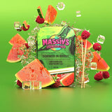 Massiv's Sommer in Beirut Zahnstocher mit Geschmack Watermelon Raspberry Ice in Metalldose von Wunder Zahnstocher