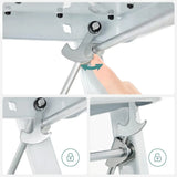 Trittleiter Klappleiter mit 2 Stufen einfach zu verstauen von Songmics