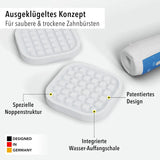 Zahnbürsten Untersetzer Weiss 2er Set von Qikfresh