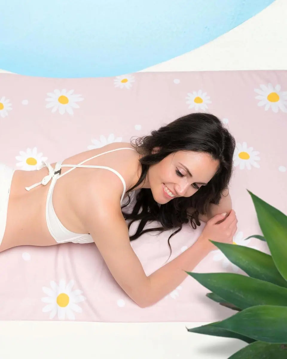 Strandtuch XXL Mikrofaser schnelltrocknendes Badetuch 200x90cm Daisydream von guteszeug.ch