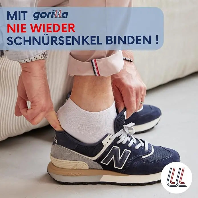 Elastische Schnürsenkel Flexibel Ohne Binden Breit Silikon Neon Green von Gorilla Lacets