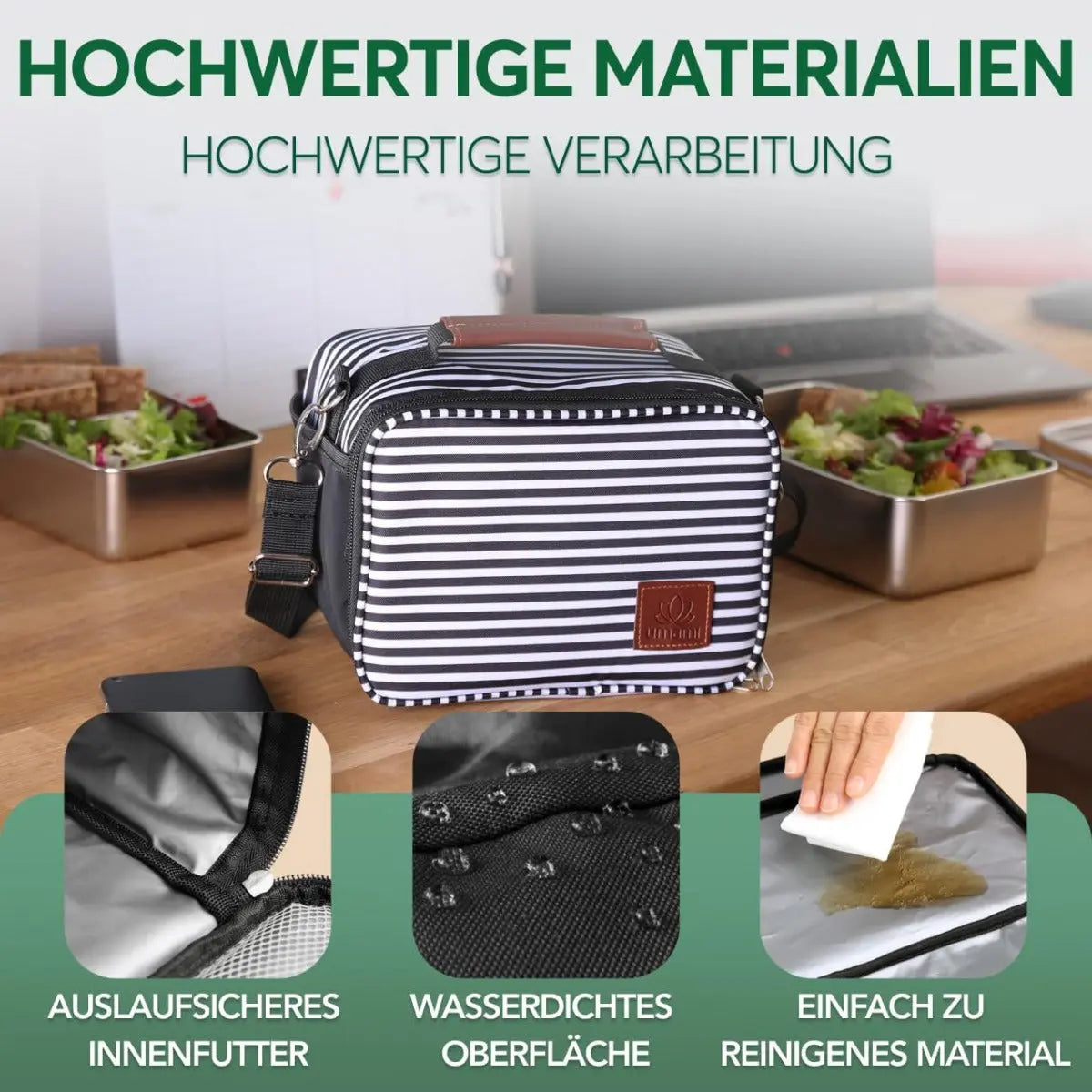 Insulated Lunch Bag Marine von Umami