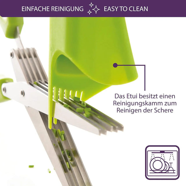 Kräuterschere mit Reinigungskamm von Mastrad