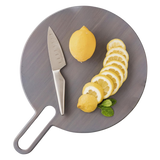 Servierbrett Eclipse Akazie medium grau von Uberstar