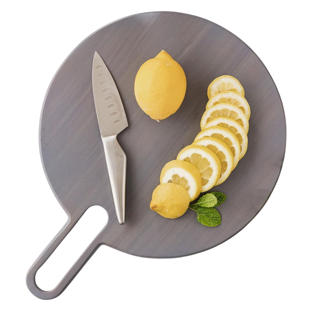 Servierbrett Eclipse Akazie large grau von Uberstar