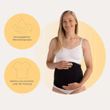 Stützband für Schwangere Schwarz M von Carriwell