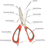 Schere multifunktional mit magentischer Hülle von Mastrad