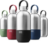 Trinkflasche Edelstahl auslaufsicher 750ml Soda Blue von noma noma