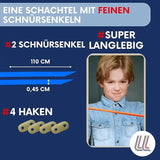 Elastische Schnürsenkel Flexibel Ohne Binden Schmal Silikon Galaxy von Gorilla Lacets