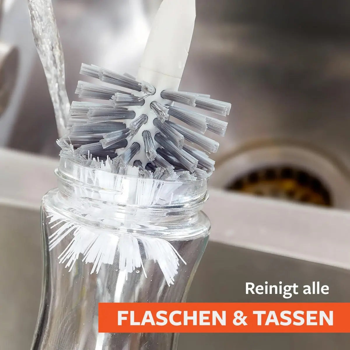 Flaschenbürsten Ersatzkopf Clean Reach von full circle