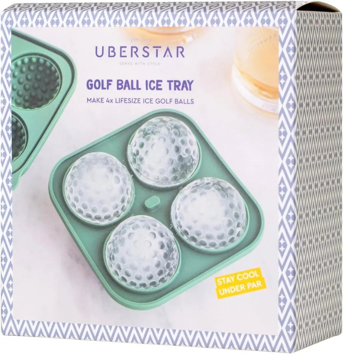 Eiswürfelform Golfbälle von Uberstar