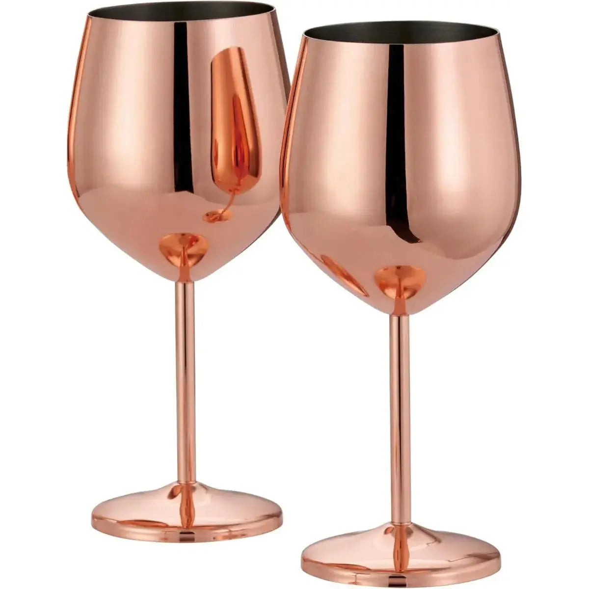 Edelstahl Weingläser Roségold 2er-Set von Oak & Steel