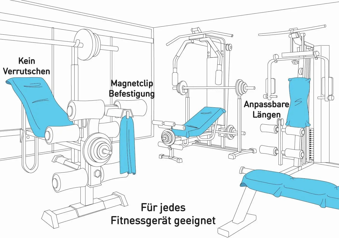 Fitnesshandtuch Mikrofaser mit Reissverschlusstasche 130x48cm Gelb von guteszeug.ch
