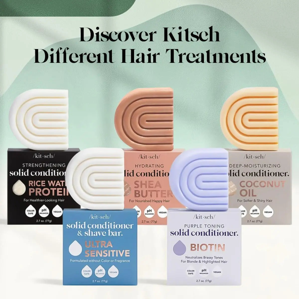 Volumen-Conditioner Bar mit Rosmarin & Biotin von Kitsch