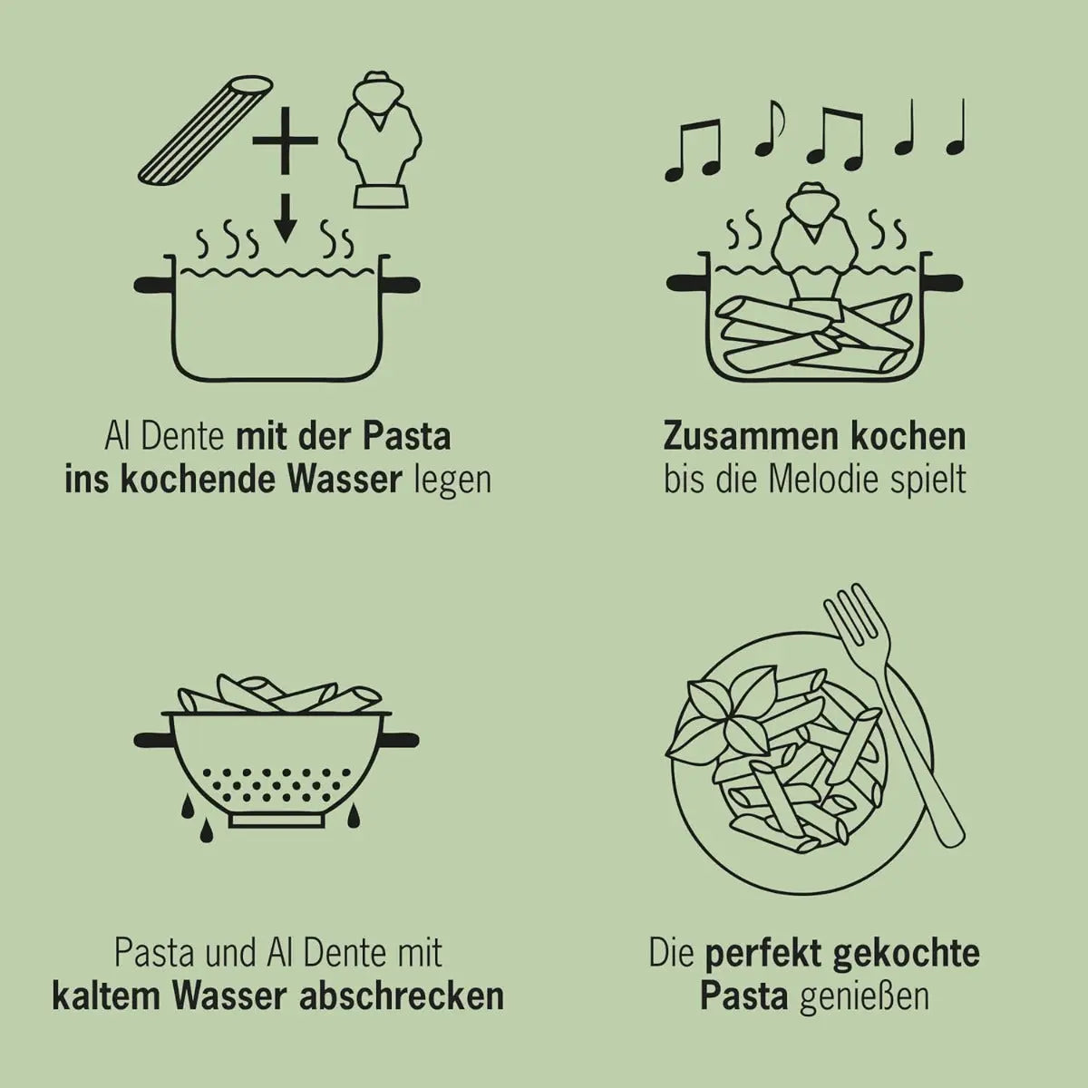 Singender Pastatimer Taupe von Brainstream