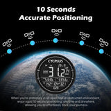 Fahrradcomputer M2 GPS Kabellos 2.5 Zoll LCD von Cycplus