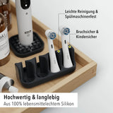 Aufsteckbürstenhalter 4er Schwarz von Qikfresh