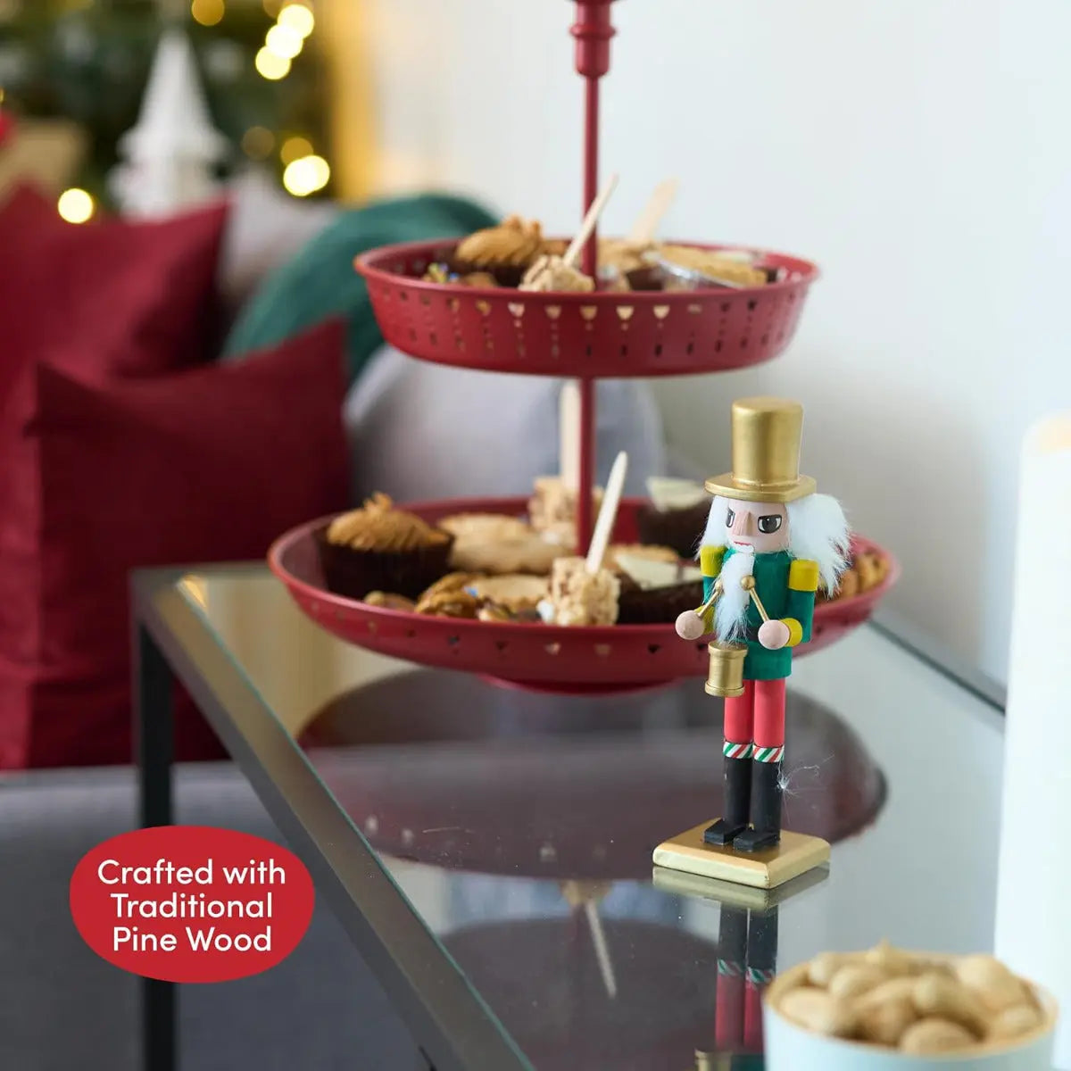 Weihnachts-Nussknacker Soldat Paint Your Own 4 Stück von Twiddlers