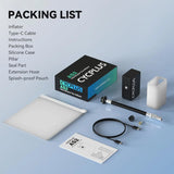 Fahrradpumpe AS2 Elektrisch Mini Kompressor Akku von Cycplus