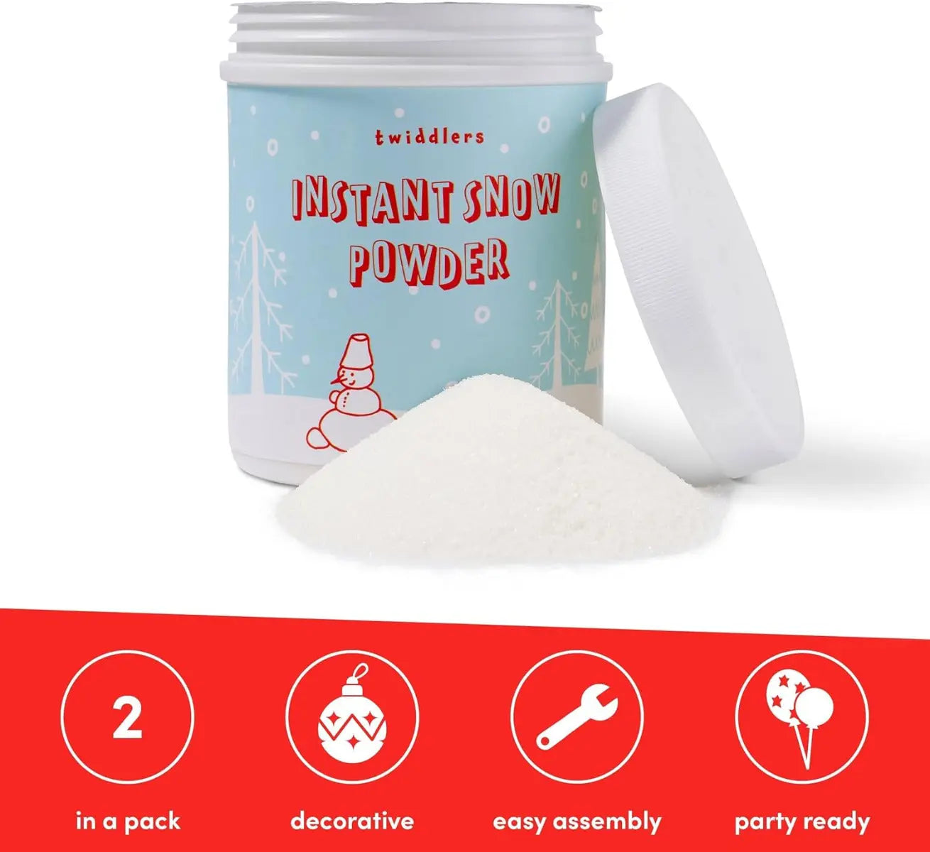 Kunstschnee DIY 2 Stück von Twiddlers