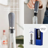 Weinflaschenverschluss Akazie grau von Uberstar