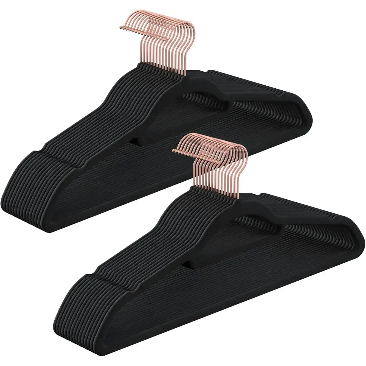 Kleiderbügel Samt 30er Set Schwarz von Songmics