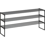 Schuhregal 3 Ebenen Schuh-Organizer Stapelbar von Songmics