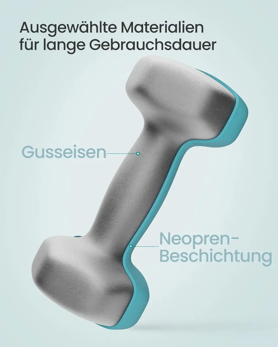 Hanteln-Set Home-Fitness bunt Vinyl von Songmics