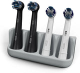 Aufsteckbürstenhalter 4er Grau von Qikfresh
