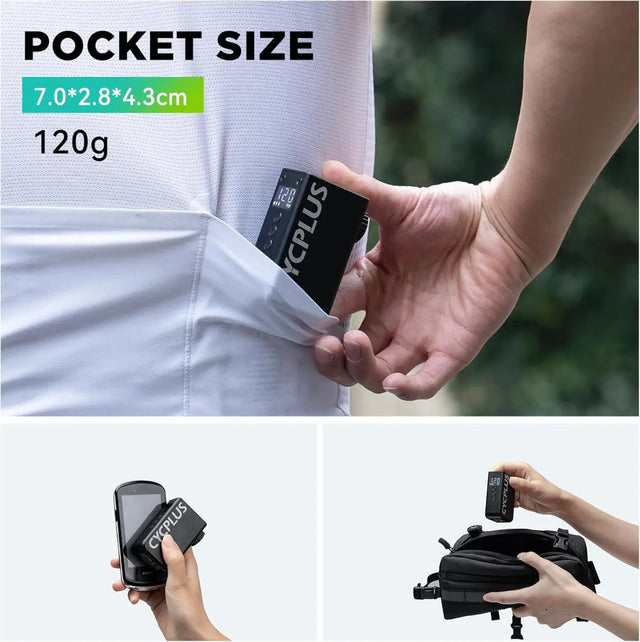 Fahrradpumpe AS2Pro Elektrisch Mini Kompressor Akku von Cycplus