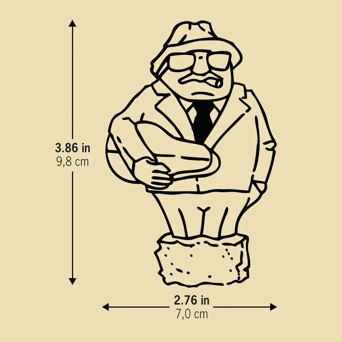 Singender Pastatimer Taupe von Brainstream