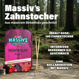 Massiv's Nightkiller Zahnstocher mit Geschmack Berrymix Ice von Wunder Zahnstocher