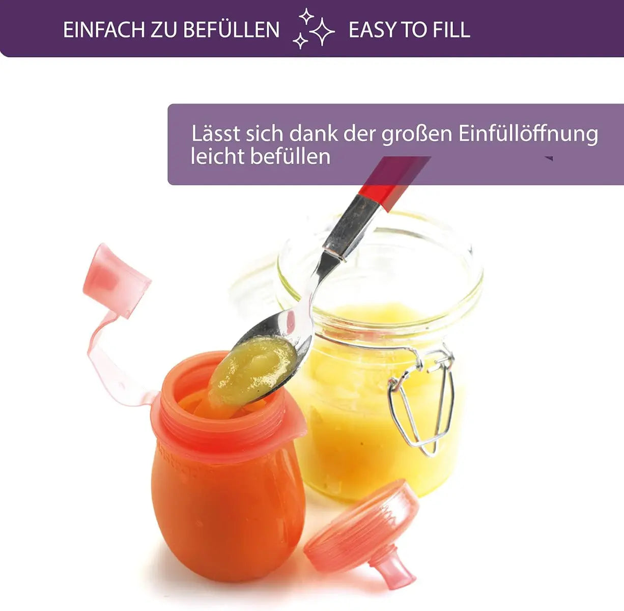 Quetschbeutel mini 130ml von Mastrad
