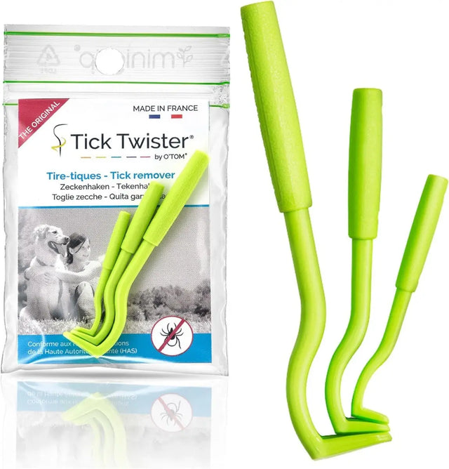 3 Zeckenhaken Beutel Mensch und Tier von Tick Twister