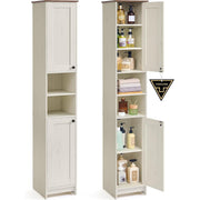 Badezimmerschrank schmal 30x30x170 cm verstellbare Ablagen von guteszeug.ch