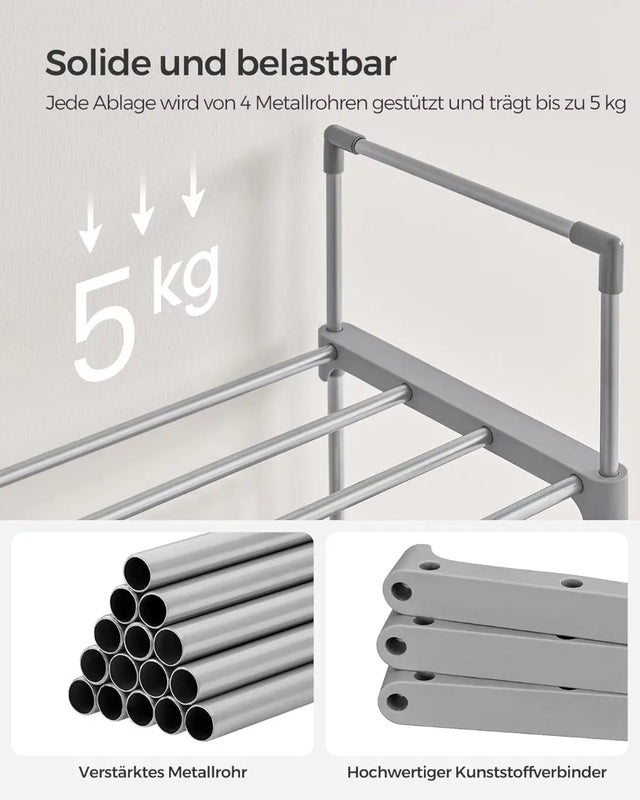 Schuhregal Schuhschrank 10 Ebenen von Songmics