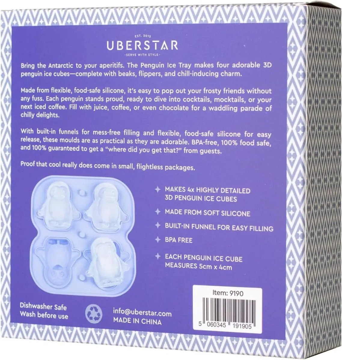 Eiswürfelform Pinguin von Uberstar