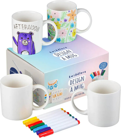 Tasse zum bemalen 11-Teilig von Twiddlers