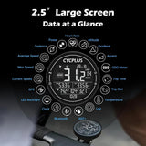 Fahrradcomputer M2 GPS Kabellos 2.5 Zoll LCD von Cycplus