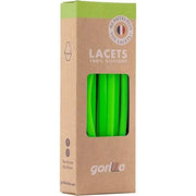 Elastische Schnürsenkel Flexibel Ohne Binden Schmal Silikon Neon Green von Gorilla Lacets
