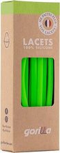 Elastische Schnürsenkel Flexibel Ohne Binden Schmal Silikon Neon Green von Gorilla Lacets